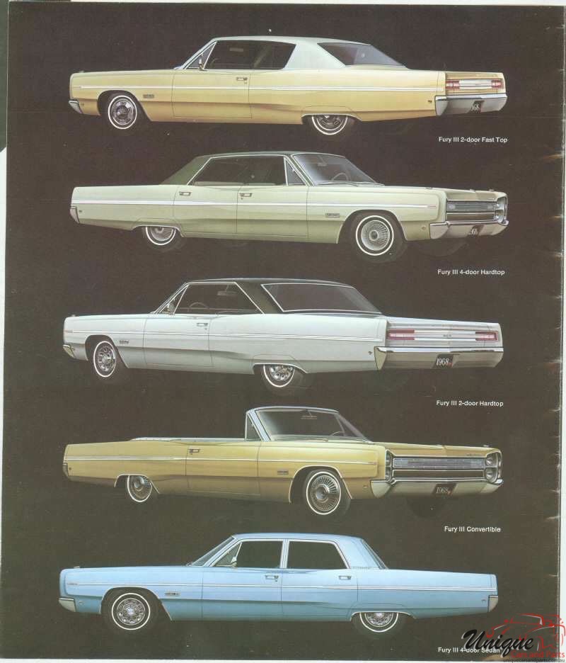 1968 Plymouth Fury Brochure Page 3